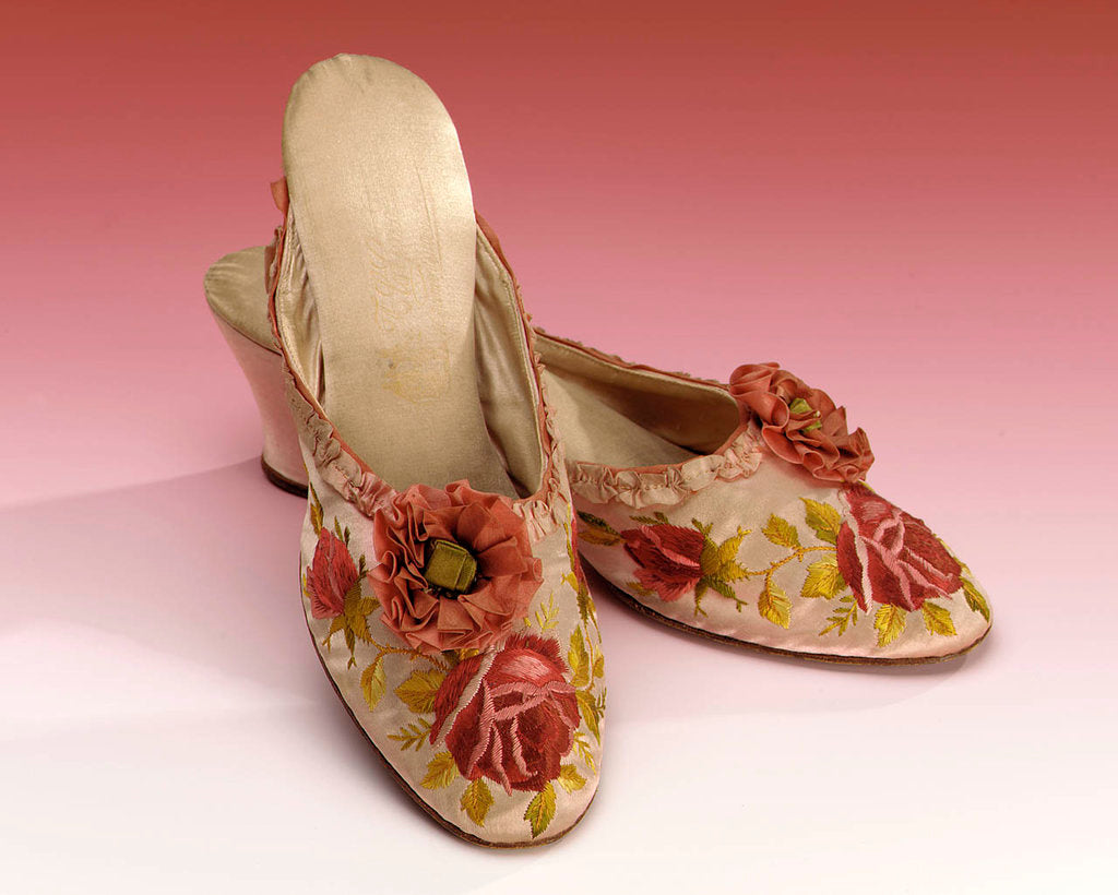 Detail of Pink slippers by unknown