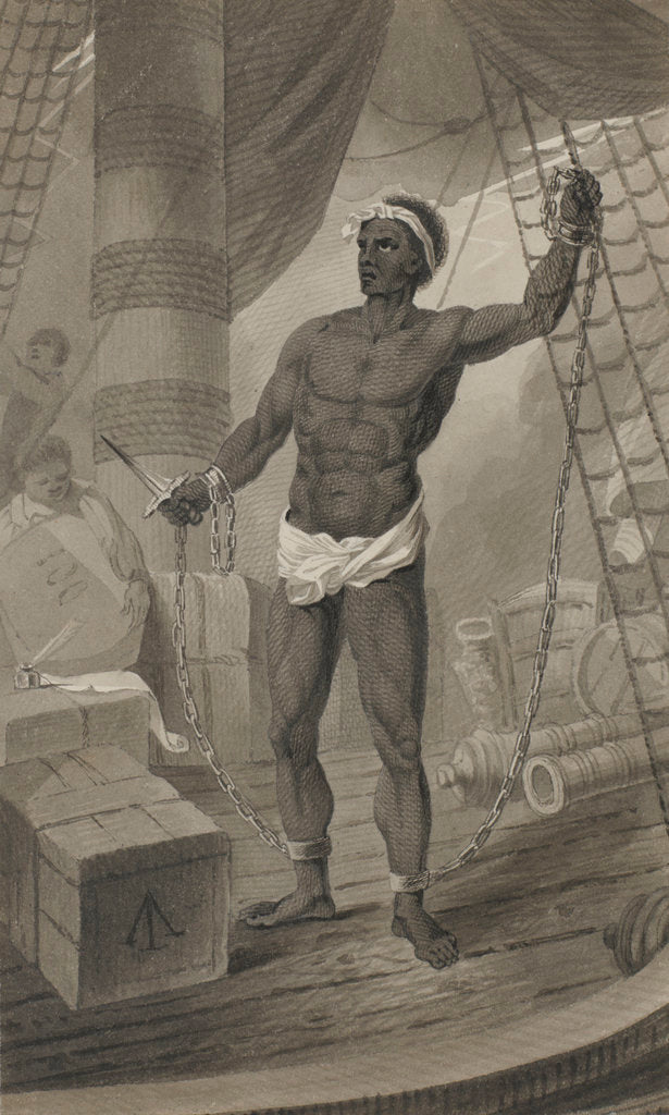 Detail of Slave on deck by George Cooke