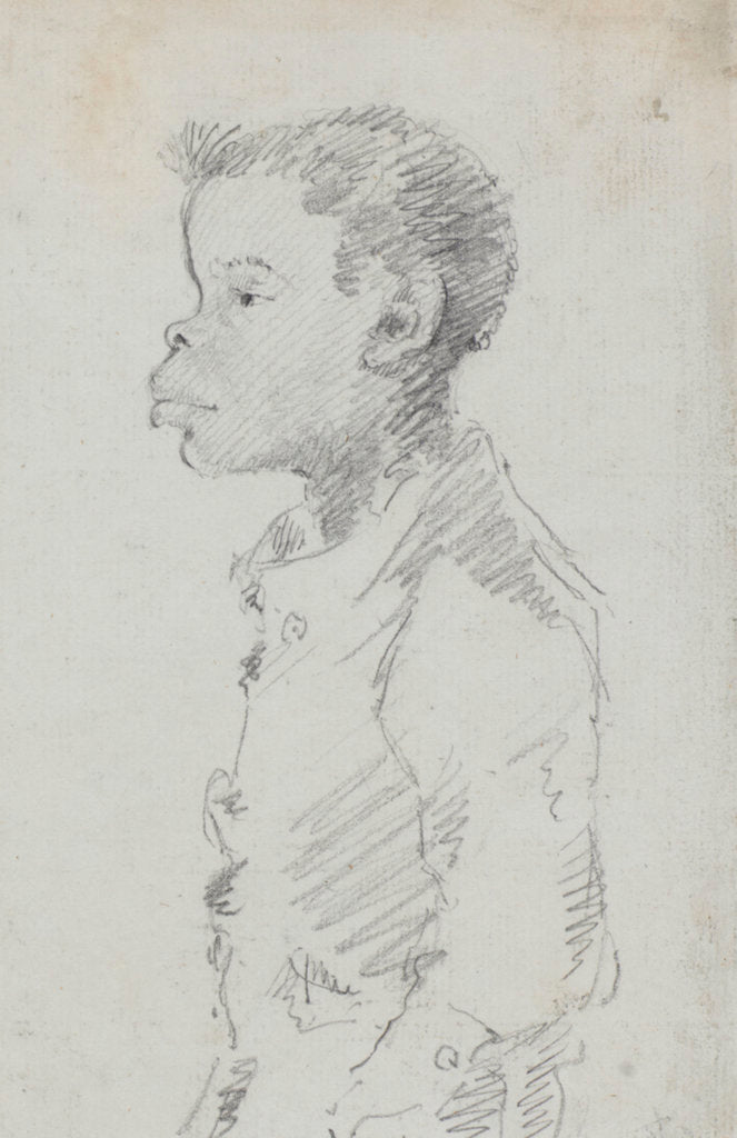 Detail of Portrait of a servant by J. W. Hay