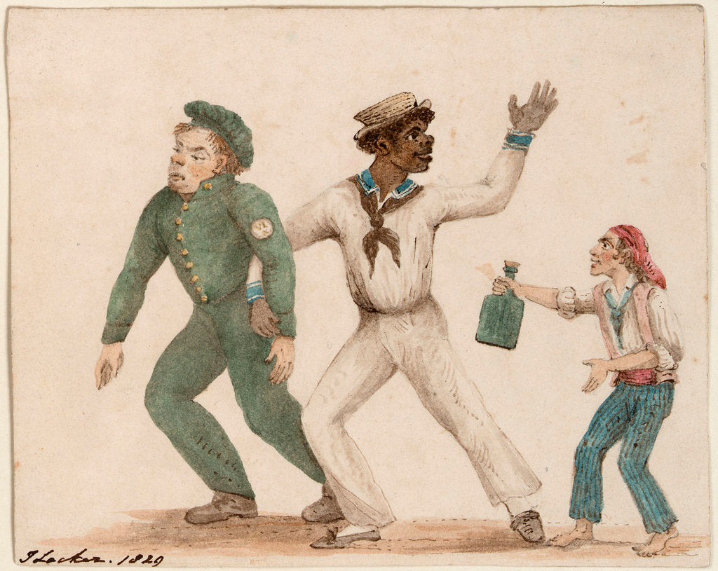 Detail of Drunken sailors by John Locker