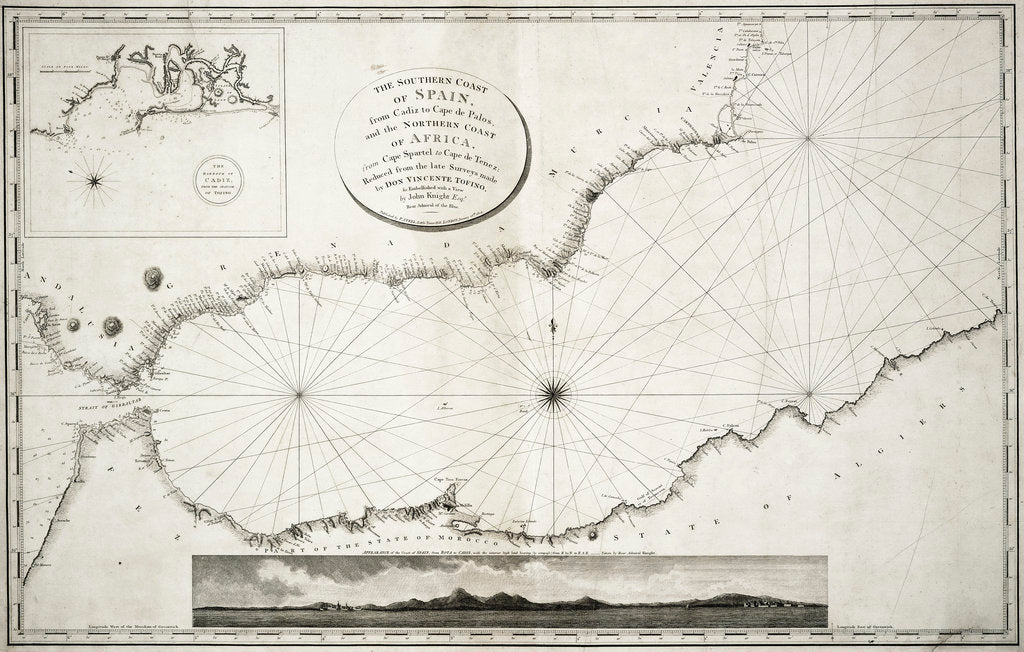 Detail of The southern coast of Spain by John Knight