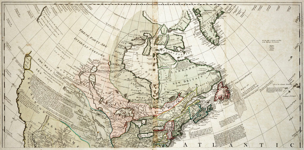 Detail of North America by Anonymous