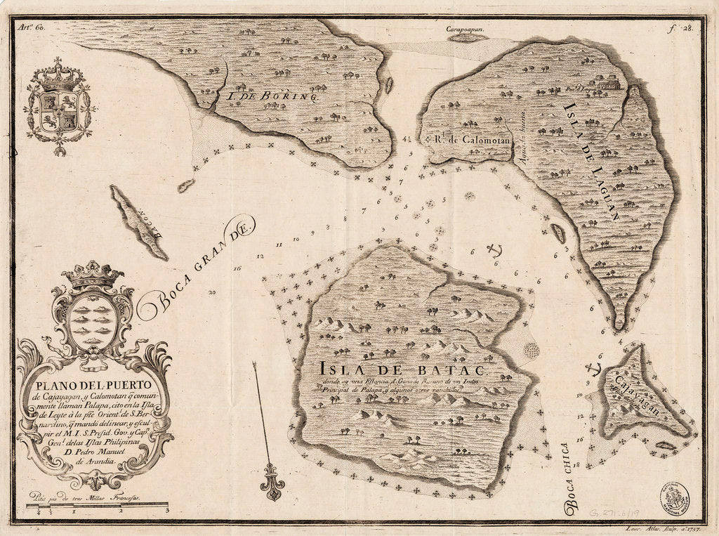 Detail of South China Sea by Pedro Manuel de Arandia