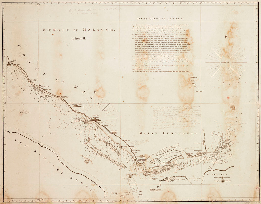 Detail of Strait of Malacca by unknown