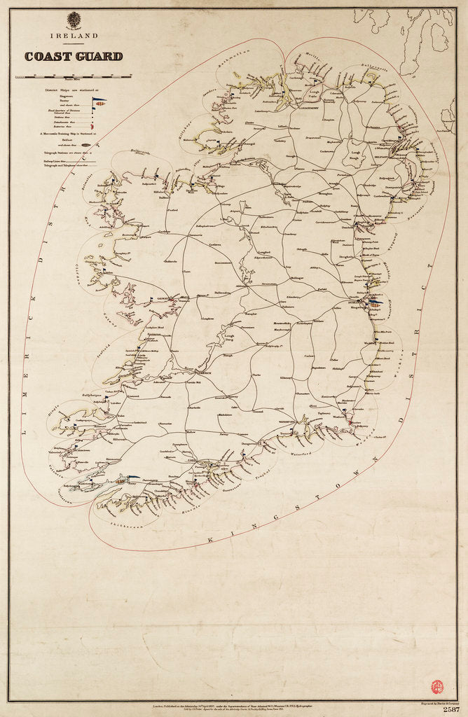 Detail of Ireland Coast Guard by Davies & Company
