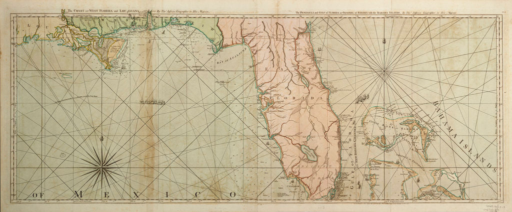 Detail of Map of Florida, 1775 by Thomas Jefferys