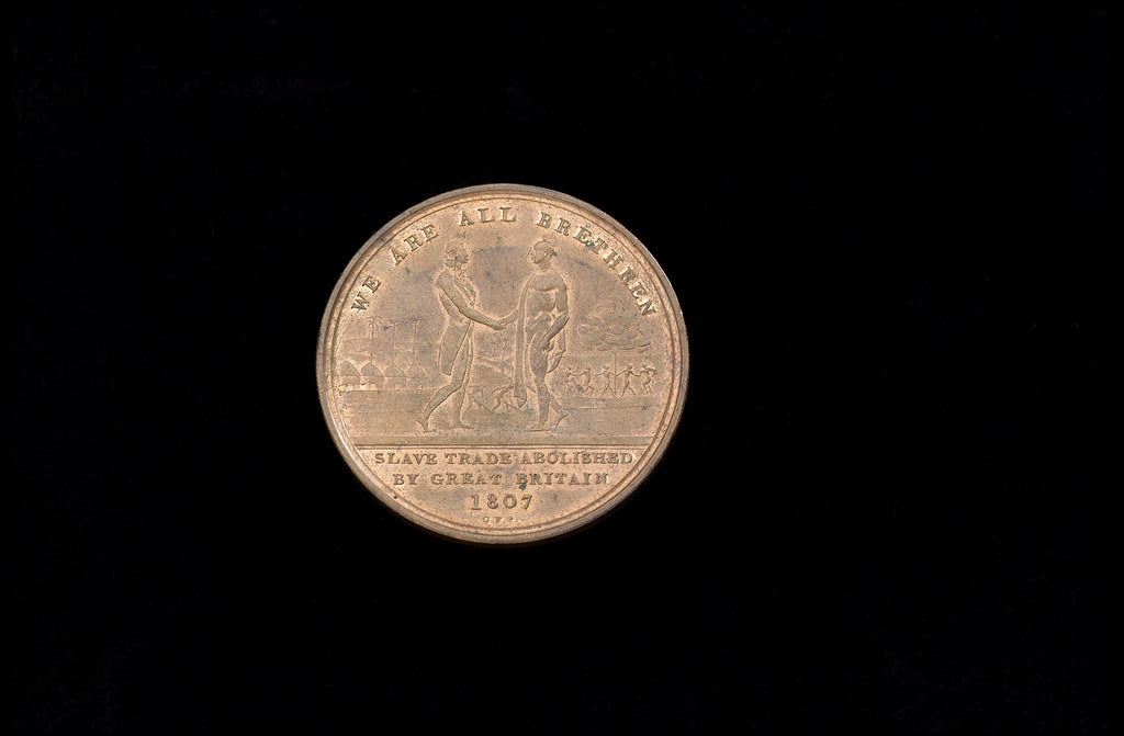 Detail of Medal commemorating the Abolition of the slave trade by G.F. Pidgeon