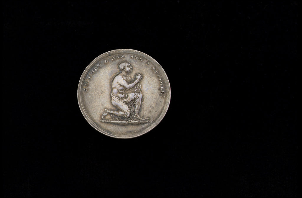 Detail of Anti-slavery medal by unknown