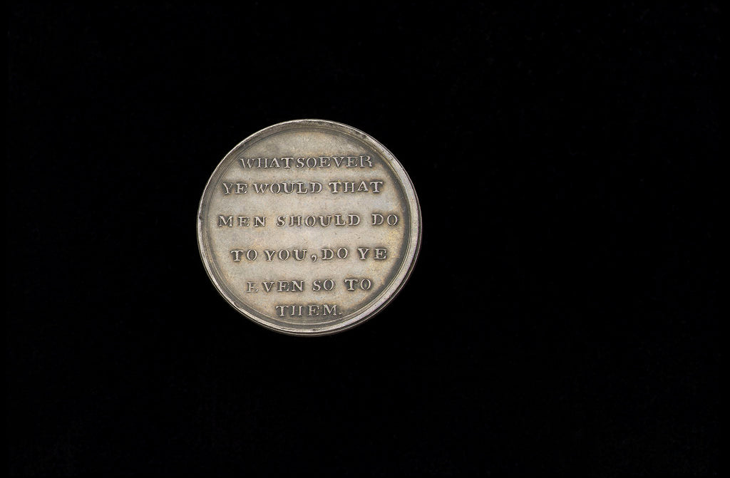 Detail of Anti-slavery medal by unknown