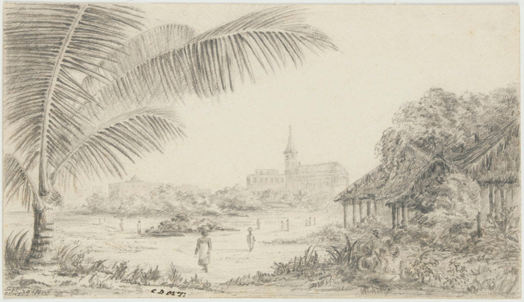 Detail of The 'Slave-Market' Church at Mkunazini by C. D. M. T.
