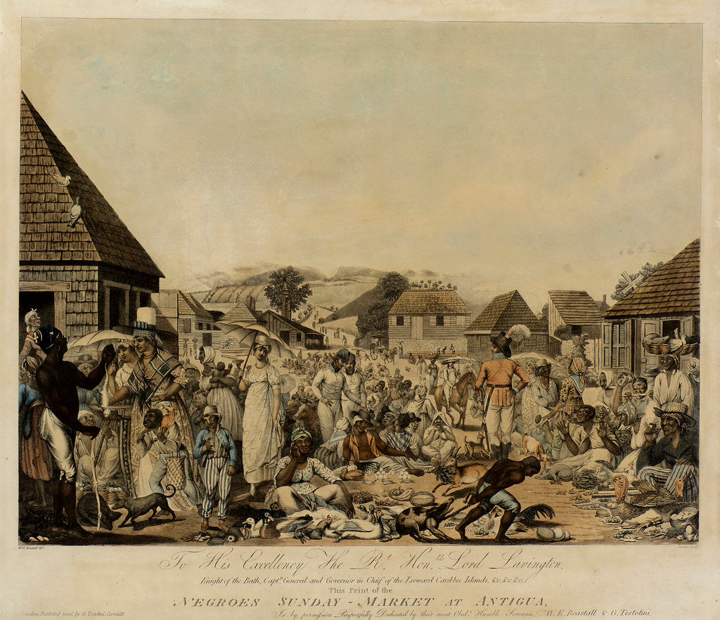 Detail of 'The 'Slave-Market' church and the mission infirmary at Mkunazini in the town of Zanzibar by Cordon