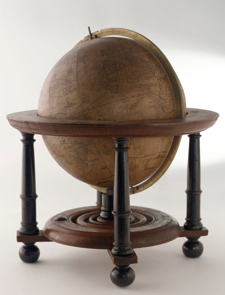 Detail of Sphere and stand by Willem Jansz Blaeu