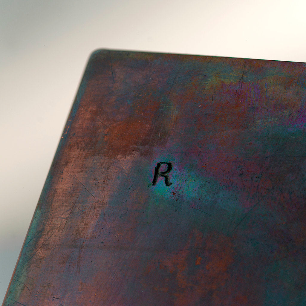 Detail of Inscription on reverse by George Woodward