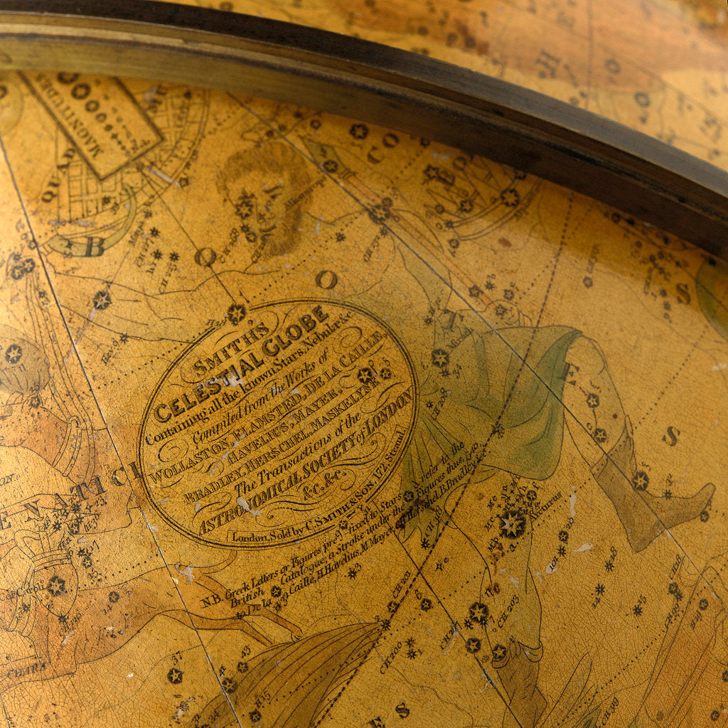 Detail of Cartouche with key to stars by Charles Smith & Son