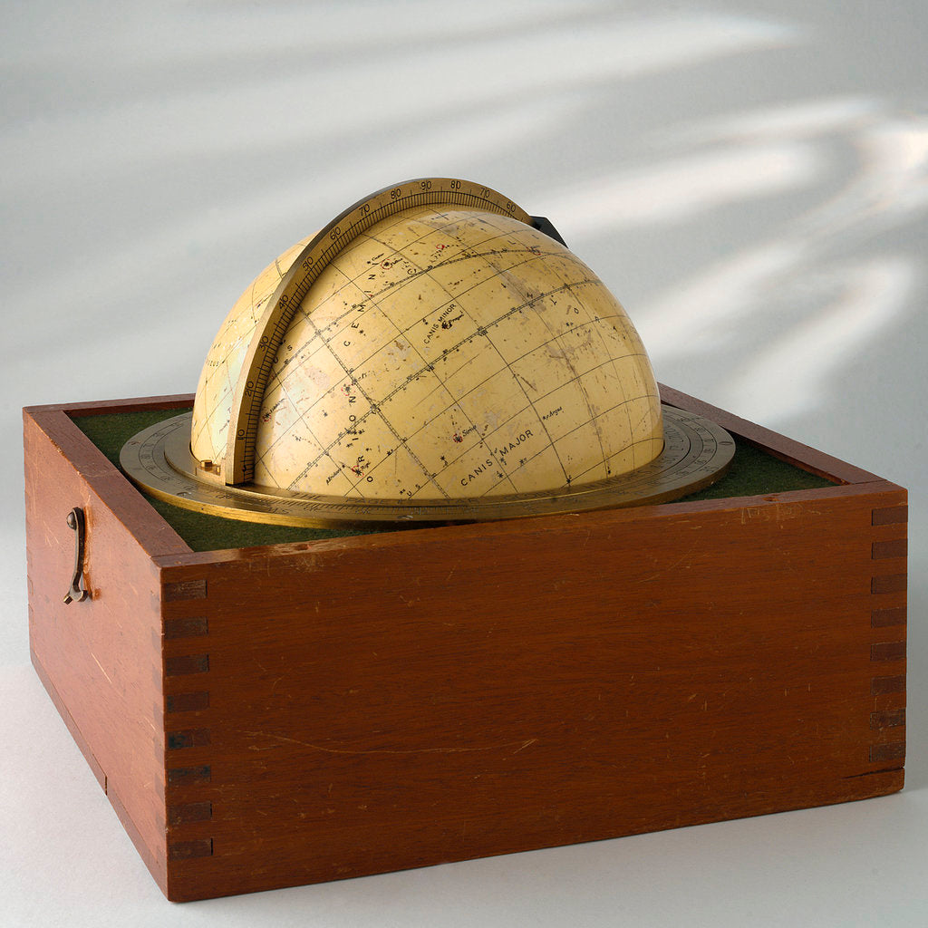 Detail of Sphere and box by Henry Hughes & Son