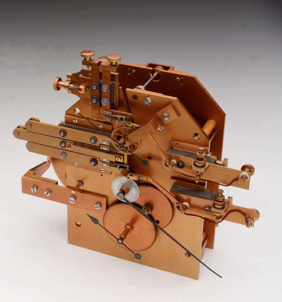 Detail of Astronomical regulators, movement front by E. E. Dent & Co.