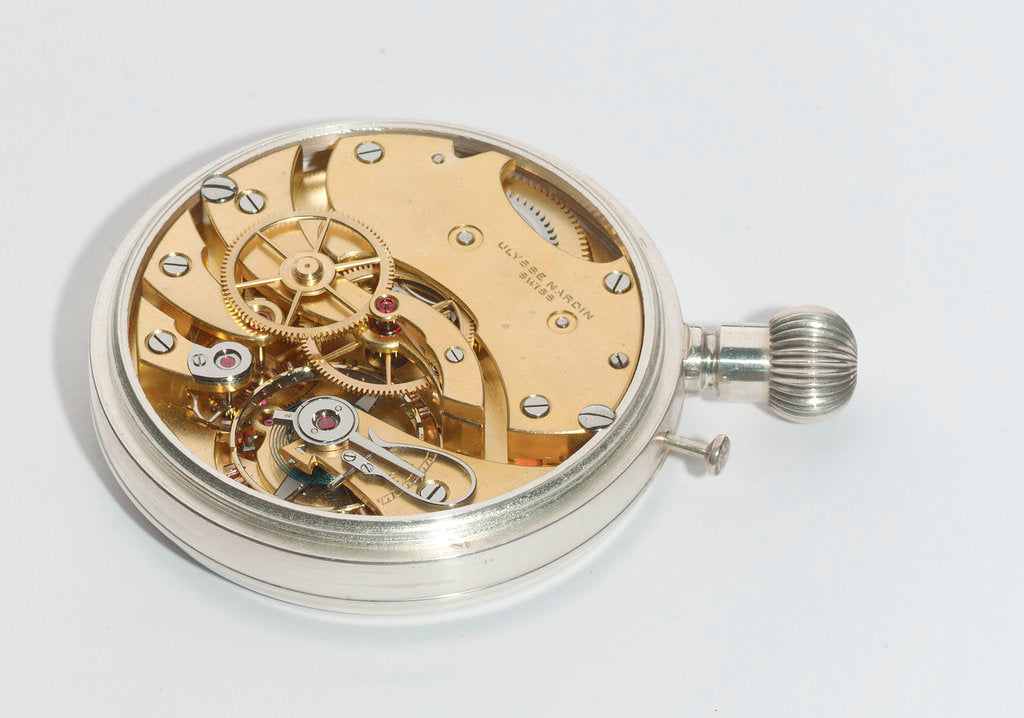 Detail of Deck watch, movement by Ulysse Nardin