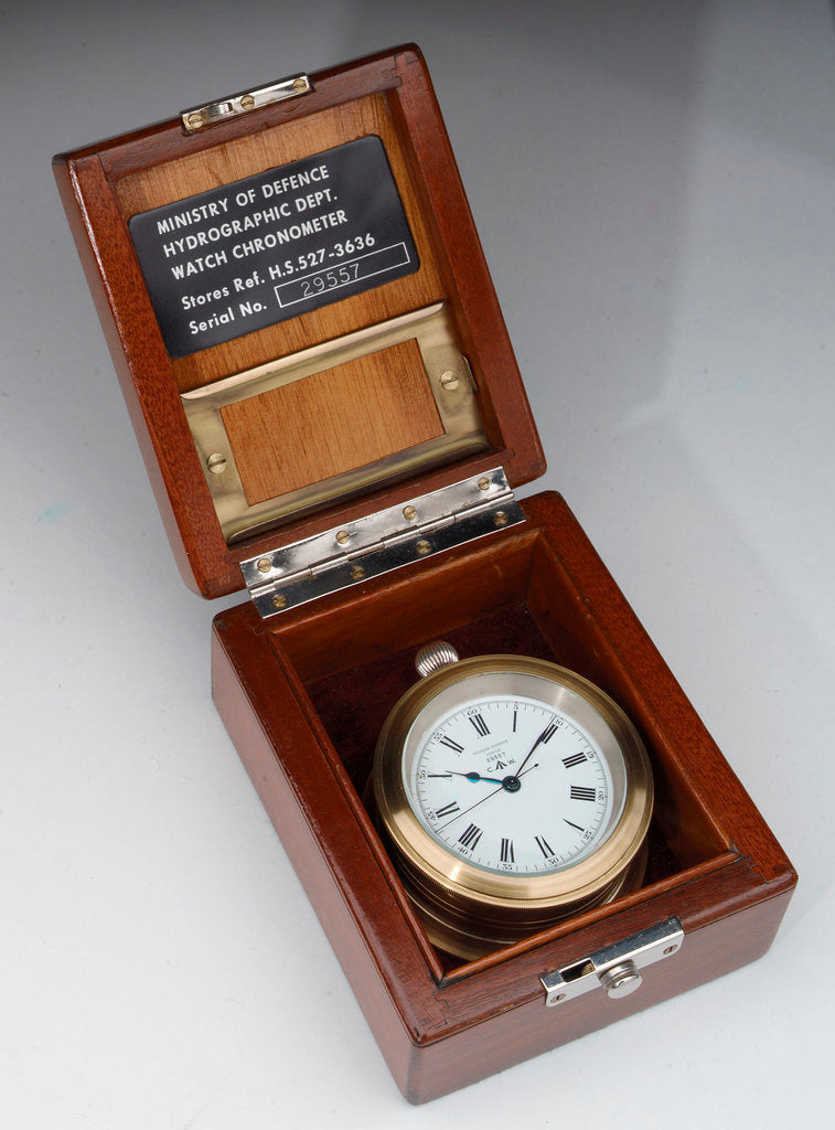 Detail of Deck watch in case by Ulysse Nardin