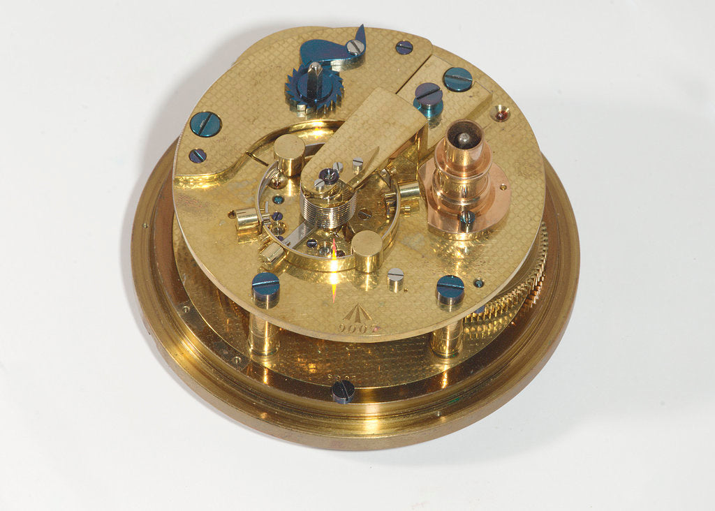 Detail of Marine chronometer, movement by Victor Kullberg