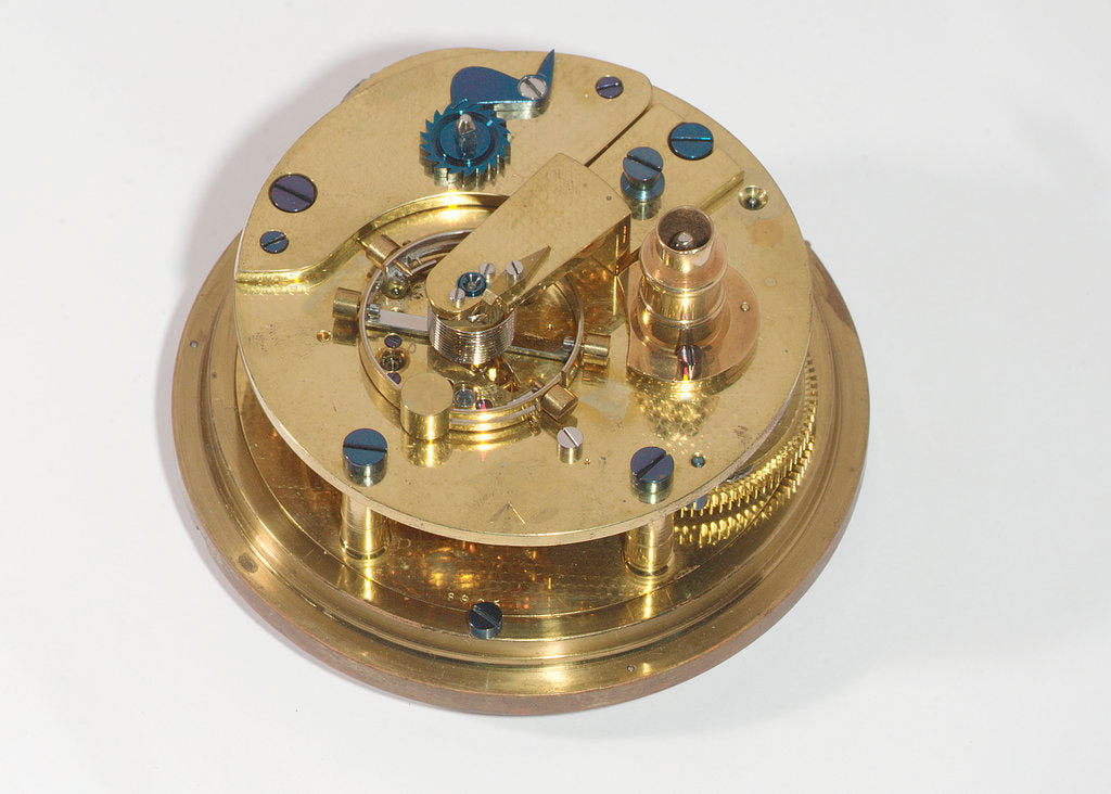 Detail of Marine chronometer, movement by Victor Kullberg