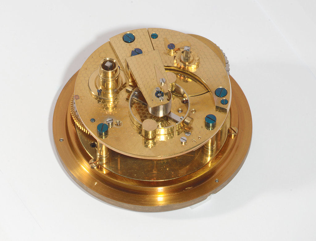 Detail of Marine chronometer, movement by Mercer