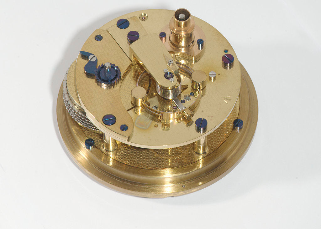 Detail of Marine chronometer, movement by Victor Kullberg