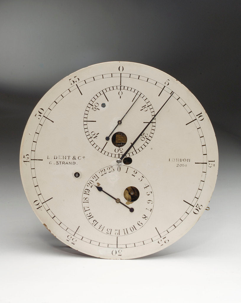 Detail of Astronomical regulators, face by Edward Edward John Dent & Co.