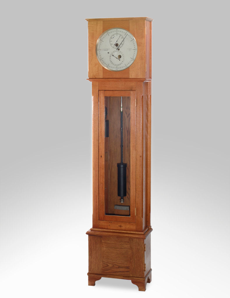 Detail of Astronomical regulator, complete in case by Edward Edward John Dent & Co.