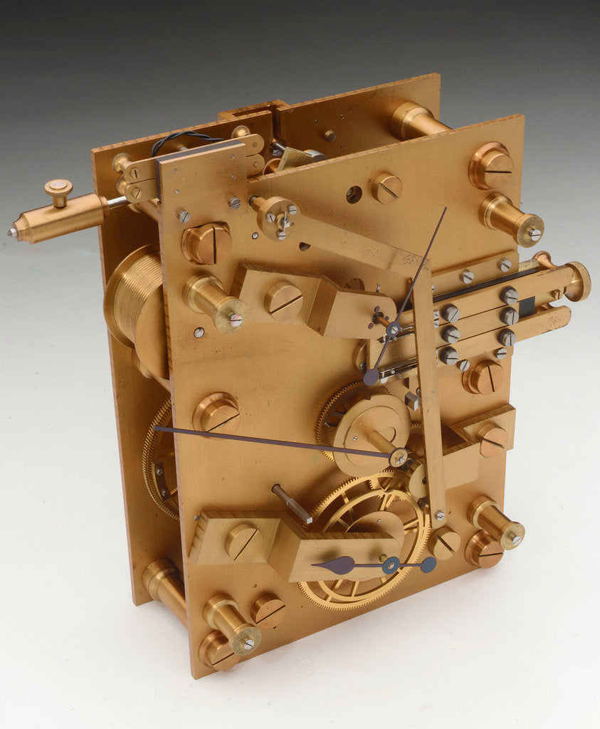 Detail of Astronomical regulator, movement front by Victor Kullberg