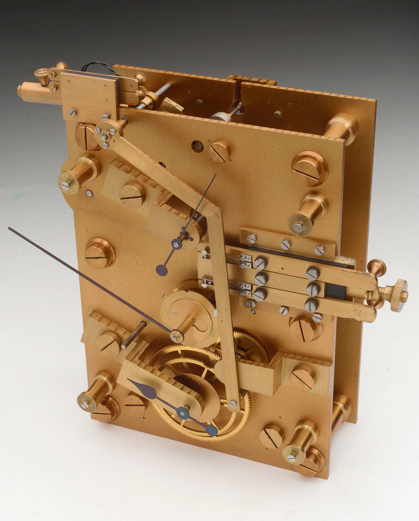 Detail of Astronomical regulator, movement front by Victor Kullberg