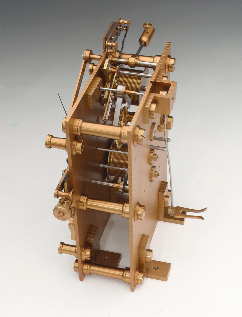 Detail of Astronomical regulator, movement back by Victor Kullberg