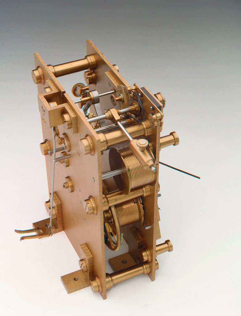 Detail of Astronomical regulator, movement back by Victor Kullberg