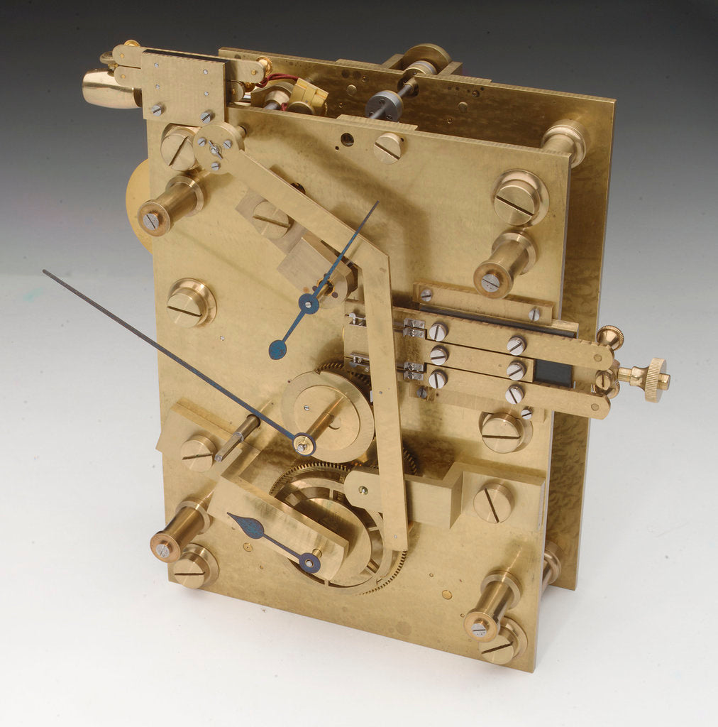 Detail of Astronomical regulator, movement front by Victor Kullberg