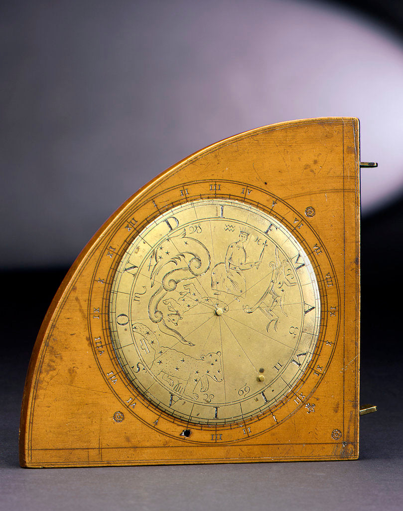Detail of Obverse of Horary quadrant by unknown