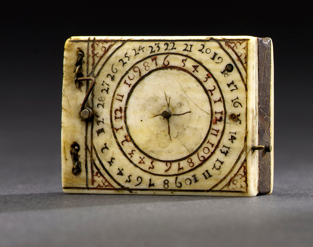 Detail of Diptych dial, leaf by Leonhard Andreas Karner