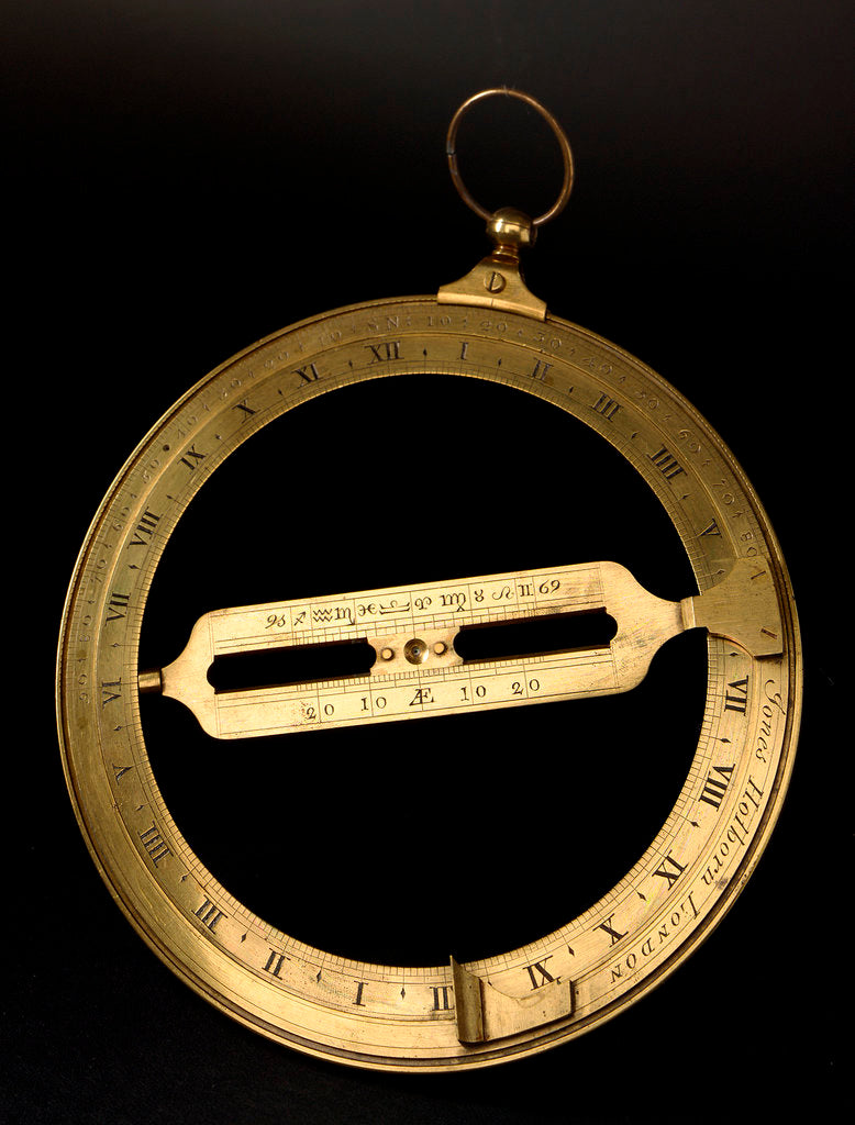 Detail of Universal equinoctial ring dial by John Jones