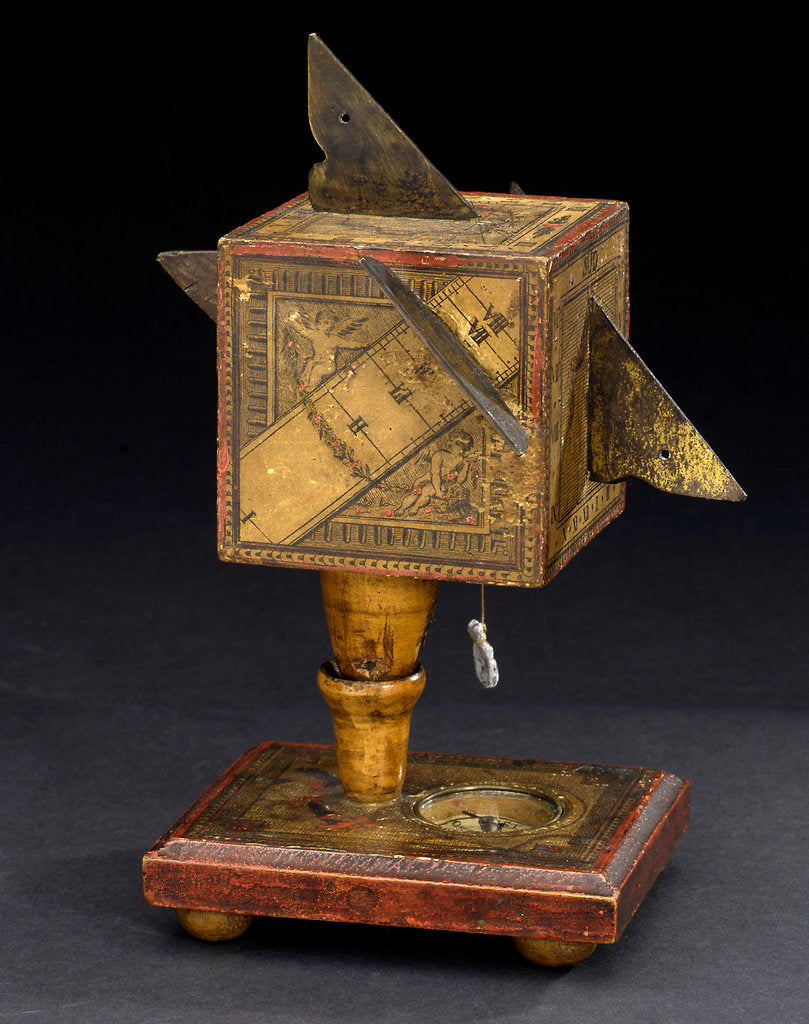 Detail of Polyhedral dial by J.G. Kleininger