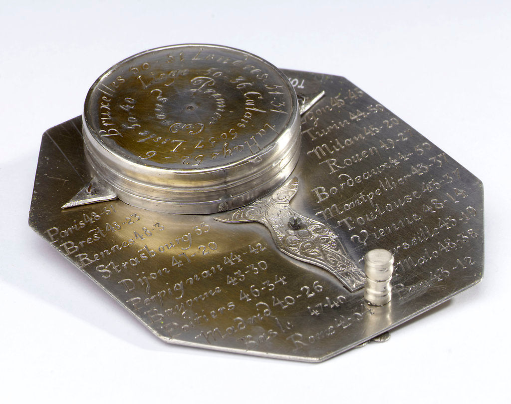 Detail of Compass dial, reverse by Michael Butterfield