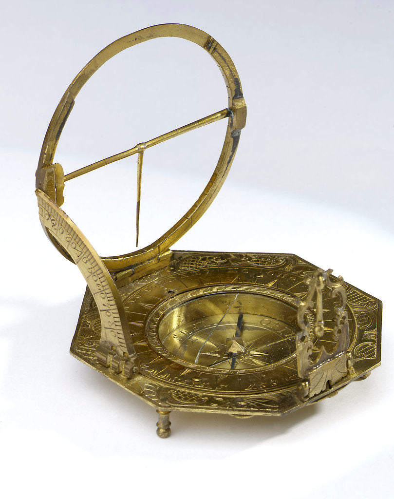 Detail of Augsburg dial by Ludovicus Theodatus Muller