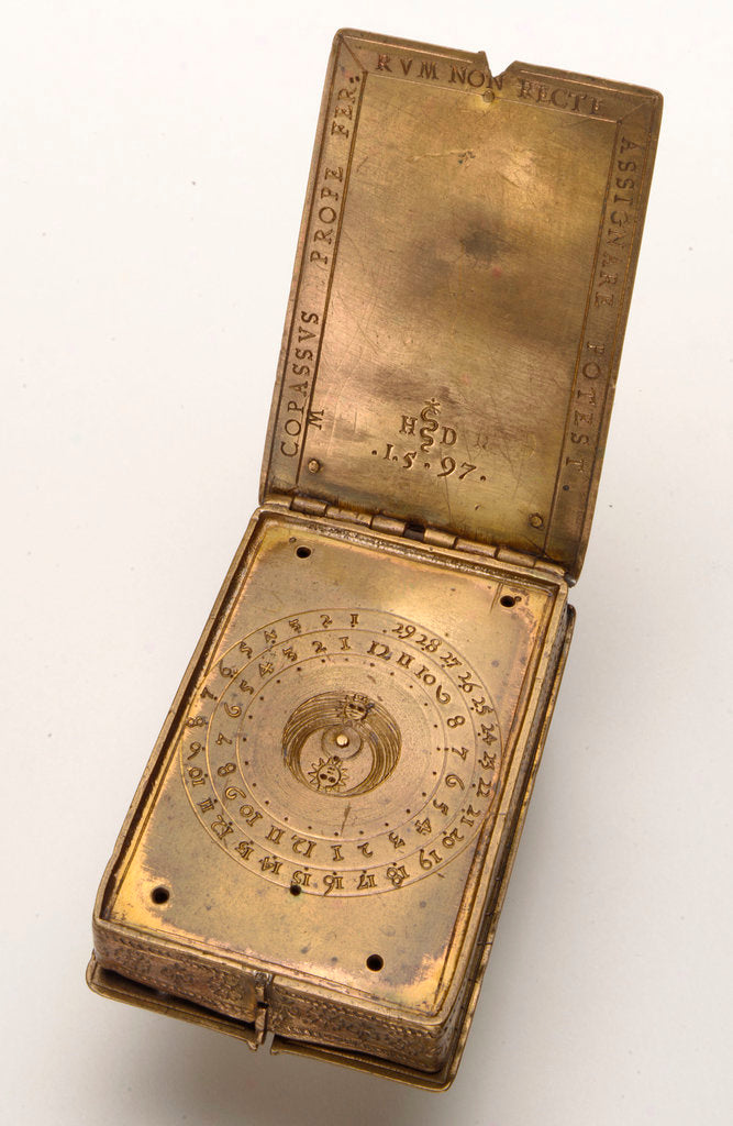 Detail of Astronomical compendium, leaves IIb and IIIa by Hans Ducher