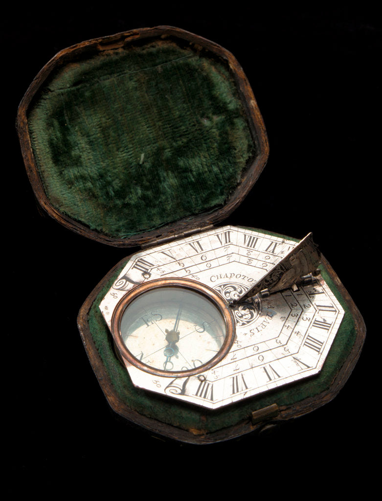 Detail of Butterfield dial for latitudes 40˚-60˚ north by Chapotot
