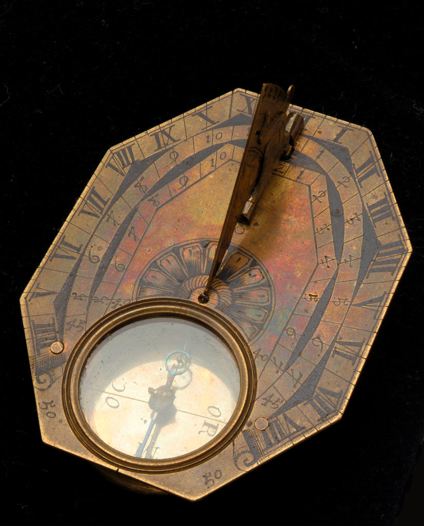 Detail of Butterfield dial for latitudes 35˚-60˚ north by Chapotot