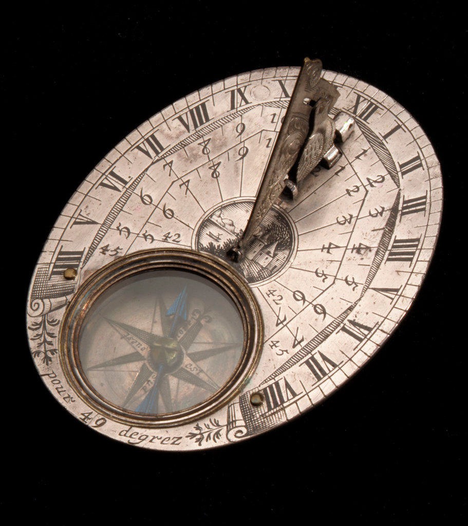 Detail of Butterfield dial by Pierre Sevin