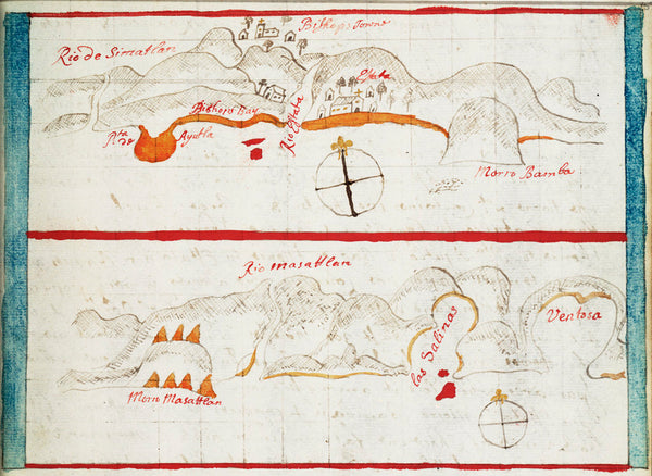 Chart of Santiago Astata and Bahia Ventosa posters & prints by Basil ...