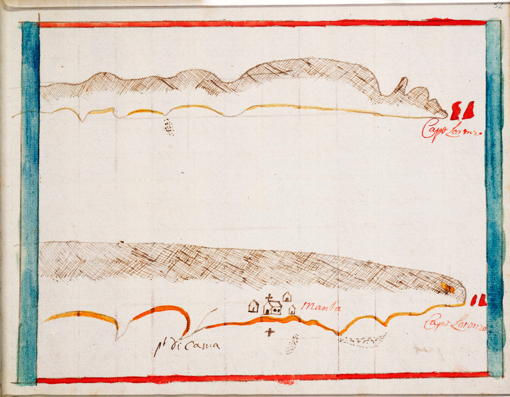 Detail of Cabo San Lorenzo and Manta by Basil Ringrose
