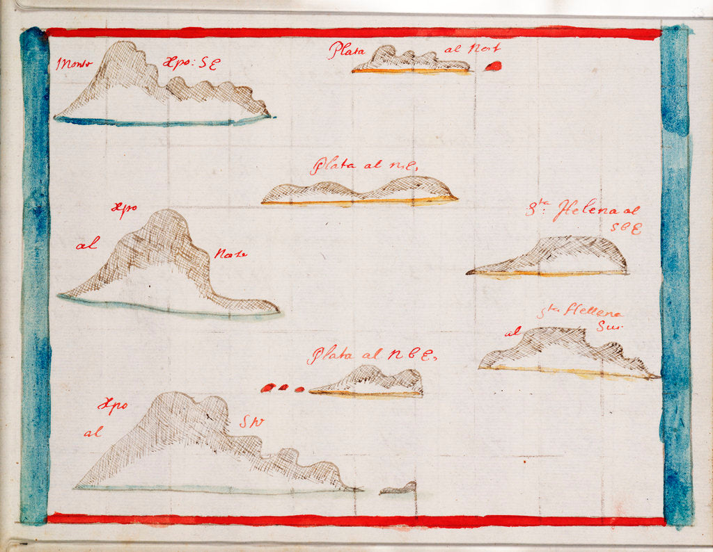 Detail of Montechristi, Isla de la Plata and Punta Santa Elena by Basil Ringrose