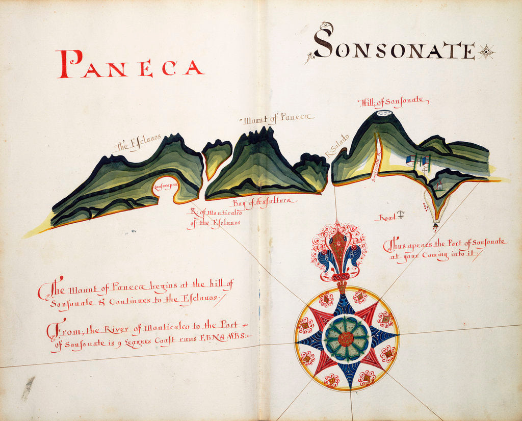 Detail of Paneca and Sonsonate by William Hack