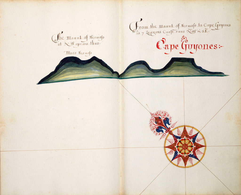 Detail of Cape Guyones by William Hack