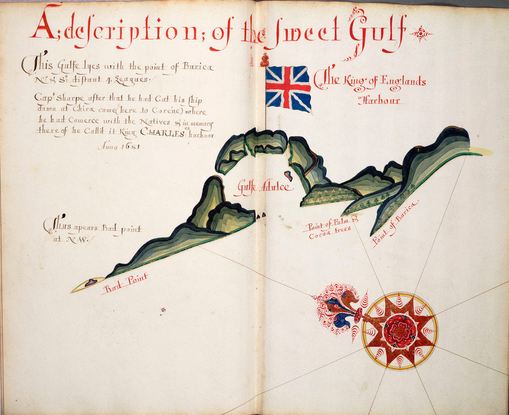 Detail of A description of the Sweet Gulf by William Hack