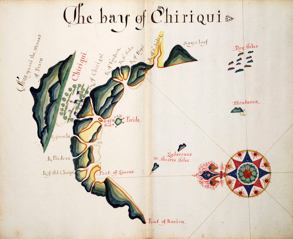 Detail of The Bay of Chiriqui by William Hack